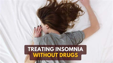 insomnia treatment without drugs